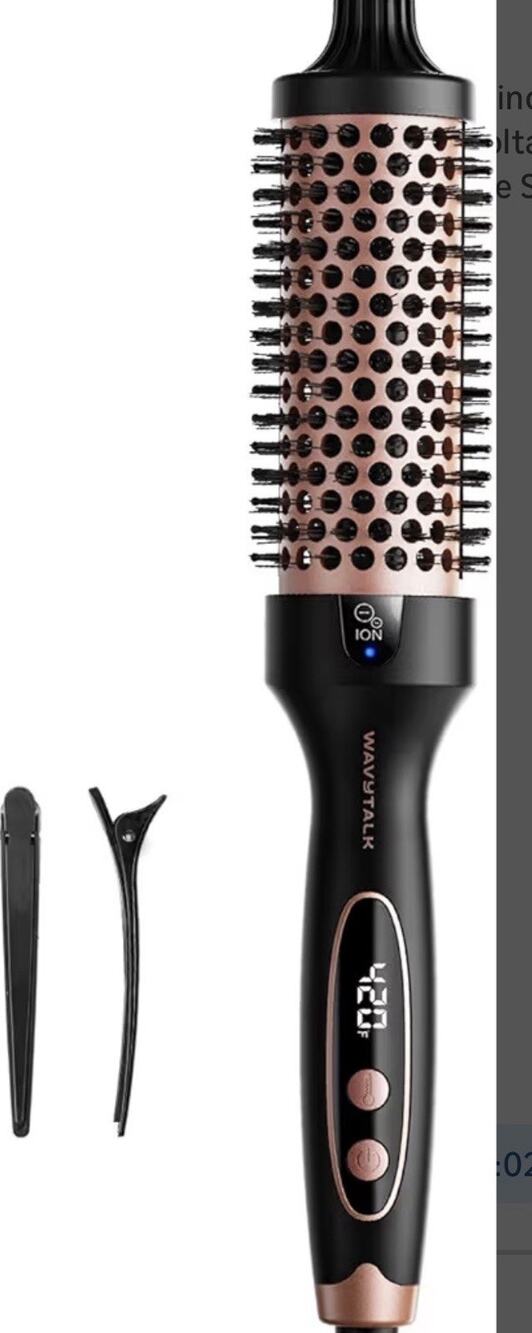 Wavytalk Blowout Boost Ionic Thermal Hot Air Brush Black NEW